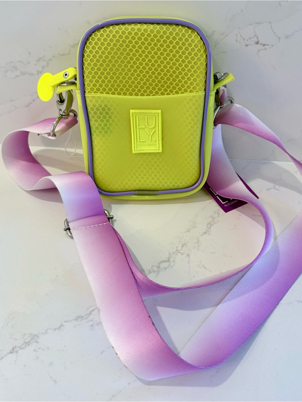 LULY Rio de Janeiro silicone crossbody bag - NEW